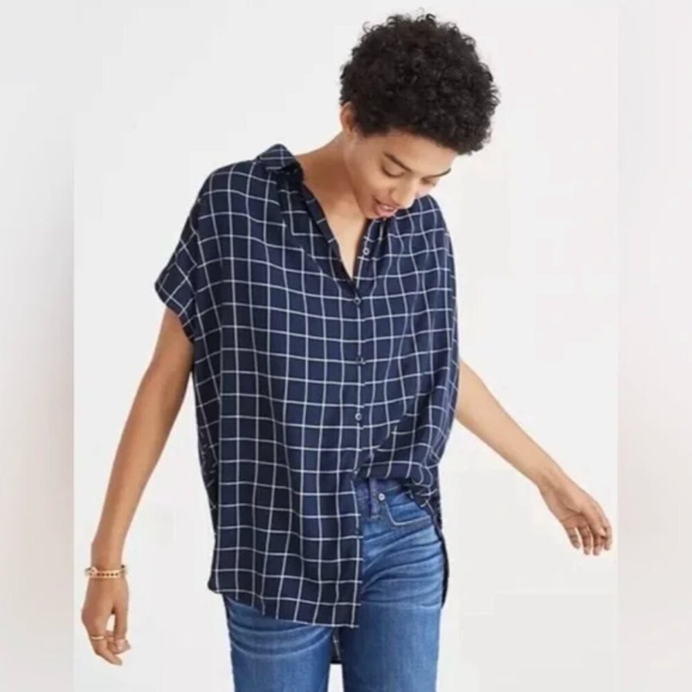 Madewell Central Drapey Shirt Size S